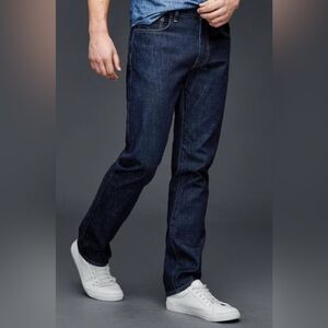 Gap 1969 Straight Fit Dark Rinse Jeans